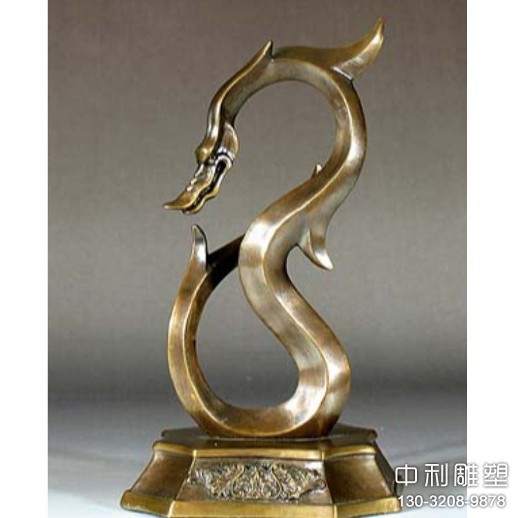 公司室內裝飾純銅抽象十二生肖動物雕塑擺件